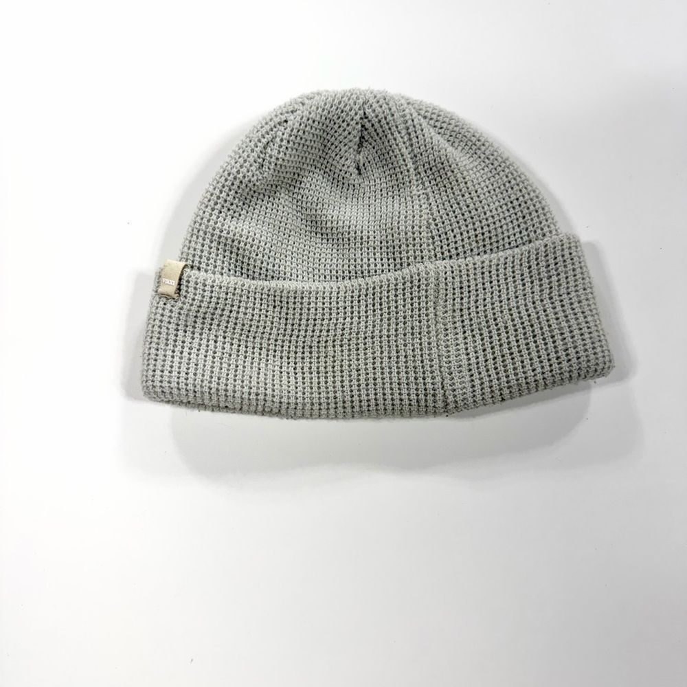 Vuori Light Gray alpine waffle Knit Beanie